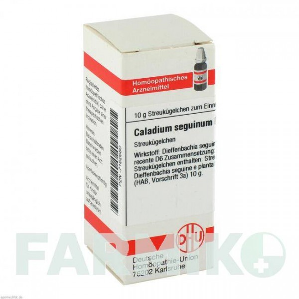 КАЛАДІУМ (CALADIUM) D 6 глобули 10 г - Гомеопатія DHU
