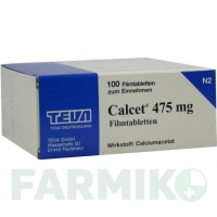 КАЛЬЦЕТ (CALCET) 475 мг таблетки 100 шт - Кальция ацетат TEVA