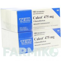 КАЛЬЦЕТ (CALCET) 475 мг таблетки 200 шт - Кальция ацетат TEVA