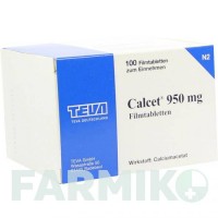 КАЛЬЦЕТ (CALCET) 950 мг таблетки 100 шт - Кальцію ацетат TEVA