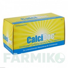 КАЛЬЦИДОК (CALCIDOC) таблетки 120 шт - Кальцію карбонат, Колекальциферол HUBNER NATUR