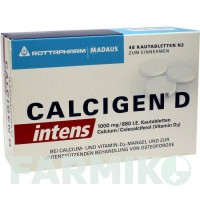КАЛЬЦИГЕН (CALCIGEN) 1000 мг/880 МЕ таблетки 48 шт - Кальция карбонат, Колекальциферол MEDA PHARMA
