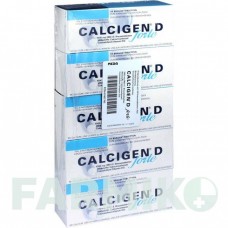 КАЛЬЦИГЕН (CALCIGEN) 1000 мг/880 МО таблетки 50 шт - Кальцію карбонат, Колекальциферол MEDA PHARMA