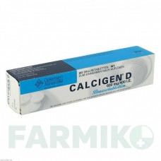 КАЛЬЦИГЕН (CALCIGEN) 600 мг/400 МО таблетки 20 шт - Кальцію карбонат, Колекальциферол MEDA PHARMA