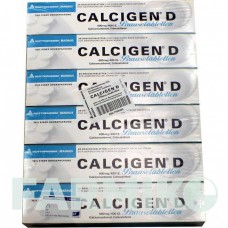 КАЛЬЦИГЕН (CALCIGEN) 600 мг/400 МО таблетки 120 шт - Кальцію карбонат, Колекальциферол MEDA PHARMA