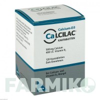 КАЛЬЦИЛАК (CALCILAC) таблетки 120 шт - Кальция карбонат, Колекальциферол MIBE