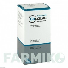 КАЛЬЦИЛАК (CALCILAC) таблетки 180 шт - Кальция карбонат, Колекальциферол MIBE