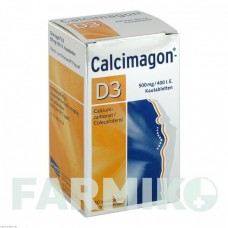 КАЛЬЦИМАГОН (CALCIMAGON) таблетки 30 шт - Кальция карбонат, Колекальциферол CHEPLAPHARM