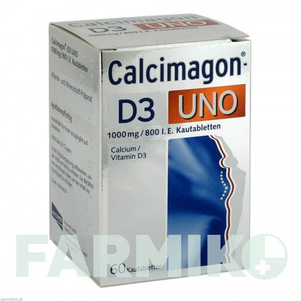 КАЛЬЦИМАГОН (CALCIMAGON) таблетки 60 шт - Кальция карбонат, Колекальциферол CHEPLAPHARM