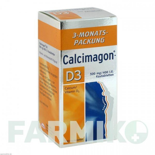 КАЛЬЦИМАГОН (CALCIMAGON) таблетки 180 шт - Кальция карбонат, Колекальциферол CHEPLAPHARM