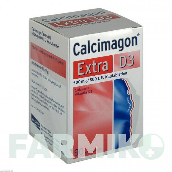 КАЛЬЦИМАГОН (CALCIMAGON) таблетки 90 шт - Кальция карбонат, Колекальциферол CHEPLAPHARM