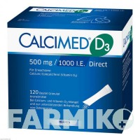 КАЛЬЦИМЕД (CALCIMED) 500 мг/1000 МО гранули 60 шт - Кальцію карбонат, Колекальциферол HERMES