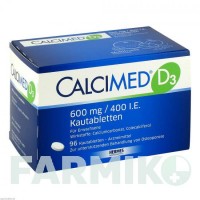 КАЛЬЦИМЕД (CALCIMED) 600 мг/400 МО таблетки 96 шт - Кальцію карбонат, Колекальциферол HERMES