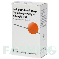 КАЛЬЦИПОТРИДЕРМ (CALCIPOTRIDERM) 50 мкг/г + 0,5 мг/г гель 30 г - Кальципотриол, Бетаметазон DERMAPHARM