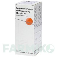 КАЛЬЦИПОТРИДЕРМ (CALCIPOTRIDERM) 50 мкг/г + 0,5 мг/г гель 120 г - Кальципотріол, Бетаметазон DERMAPHARM
