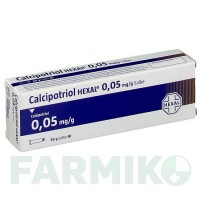 КАЛЬЦИПОТРІОЛ (CALCIPOTRIOL) 0,05 мг/г мазь 30 г - Кальципотріол HEXAL