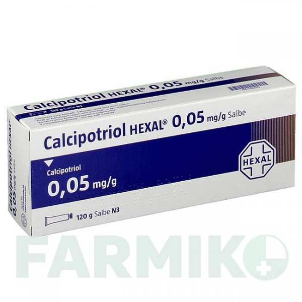 КАЛЬЦИПОТРИОЛ (CALCIPOTRIOL) 0,05 мг/г мазь 120 г - Кальципотриол HEXAL