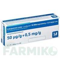 КАЛЬЦИПОТРІОЛ (CALCIPOTRIOL) 50 мкг/г + 0,5 мг/г мазь 120 г - Кальципотріол, Бетаметазон 1 A PHARMA