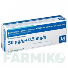 КАЛЬЦИПОТРИОЛ (CALCIPOTRIOL) 50 мкг/г + 0,5 мг/г мазь 120 г - Кальципотриол, Бетаметазон 1 A PHARMA