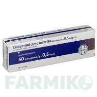 КАЛЬЦИПОТРІОЛ (CALCIPOTRIOL) 50 мкг/г + 0,5 мг/г мазь 60 г - Кальципотріол, Бетаметазон HEXAL