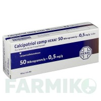 КАЛЬЦИПОТРІОЛ (CALCIPOTRIOL) 50 мкг/г + 0,5 мг/г мазь 120 г - Кальципотріол, Бетаметазон HEXAL
