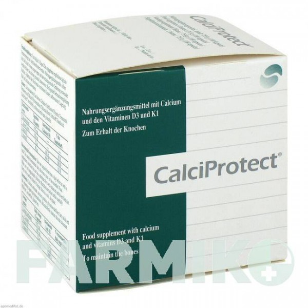 КАЛЬЦИПРОТЕКТ (CALCIPROTECT) капсули 100 шт - Активні речовини TRB CHEMEDICA