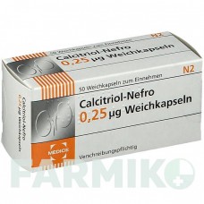 КАЛЬЦИТРИОЛ (CALCITRIOL) 0,25 мкг капсулы 50 шт - Кальцитриол MEDICE PUTTER