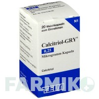 КАЛЬЦИТРІОЛ (CALCITRIOL) 0,25 мкг капсули 20 шт - Кальцитріол TEVA