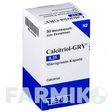 КАЛЬЦИТРІОЛ (CALCITRIOL) 0,25 мкг капсули 50 шт - Кальцитріол TEVA