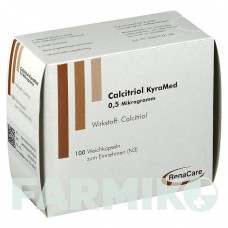 КАЛЬЦИТРИОЛ (CALCITRIOL) 0,5 мкг капсулы 100 шт - Кальцитриол RENACARE NEPHROMED