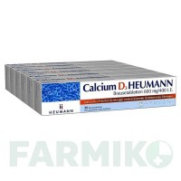 КАЛЬЦІУМ (CALCIUM) 600 мг/400 МО таблетки 120 шт - Кальцію карбонат, Колекальциферол HEUMANN PHARMA