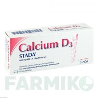 КАЛЬЦІУМ (CALCIUM) 600 мг/400 МО таблетки 50 шт - Кальцію карбонат, Колекальциферол STADA