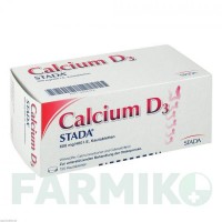 КАЛЬЦІУМ (CALCIUM) 600 мг/400 МО таблетки 120 шт - Кальцію карбонат, Колекальциферол STADA
