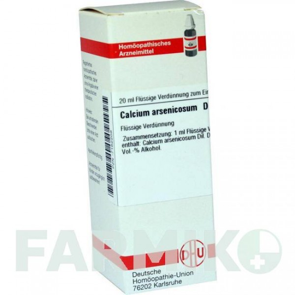 КАЛЬЦІУМ АРСЕНІКОЗУМ (CALCIUM ARSENICOSUM) D 6 розчин 20 мл - Гомеопатія DHU