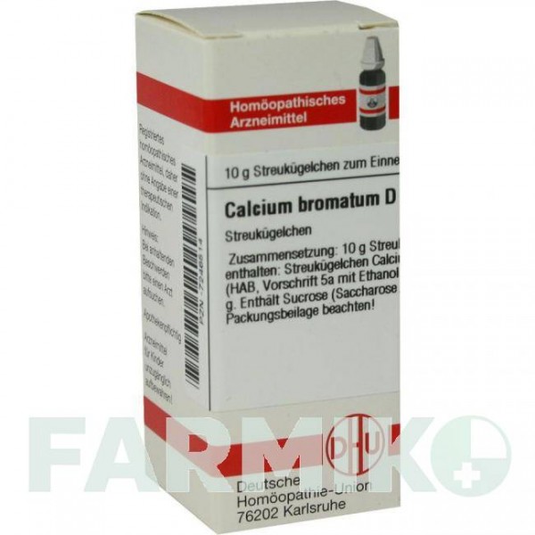 КАЛЬЦІУМ БРОМАТУМ (CALCIUM BROMATUM) D 12 глобули 10 г - Гомеопатія DHU