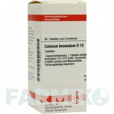 КАЛЬЦІУМ БРОМАТУМ (CALCIUM BROMATUM) D 12 таблетки 80 шт - Гомеопатія DHU