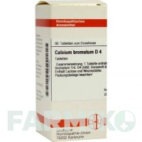 КАЛЬЦІУМ БРОМАТУМ (CALCIUM BROMATUM) D 4 таблетки 80 шт - Гомеопатія DHU
