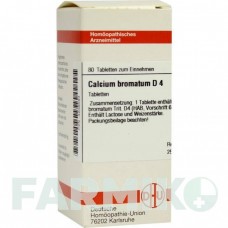 КАЛЬЦІУМ БРОМАТУМ (CALCIUM BROMATUM) D 4 таблетки 80 шт - Гомеопатія DHU