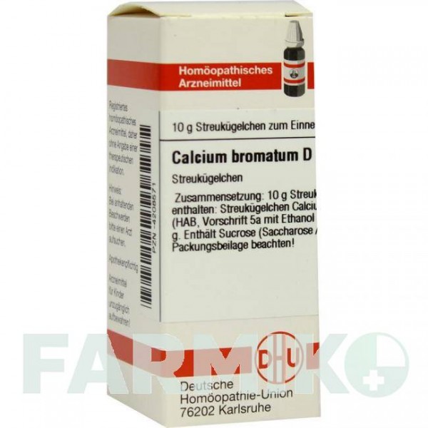 КАЛЬЦІУМ БРОМАТУМ (CALCIUM BROMATUM) D 6 глобули 10 г - Гомеопатія DHU
