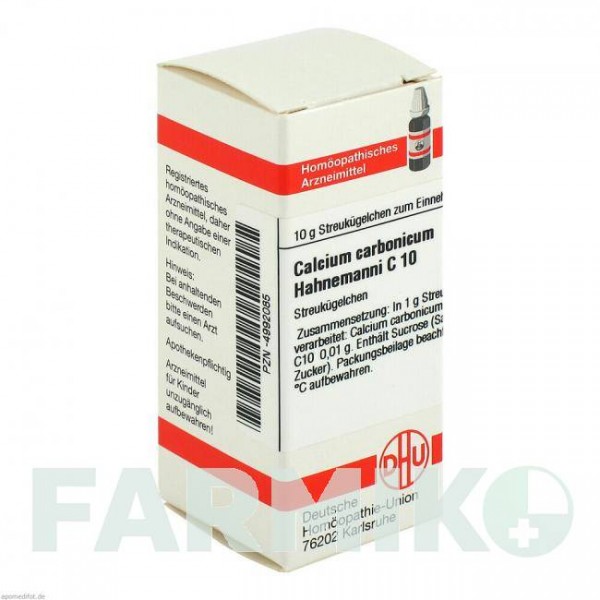 КАЛЬЦІУМ КАРБОНІКУМ (CALCIUM CARBONICUM) C 10 глобули 10 г - Гомеопатія DHU