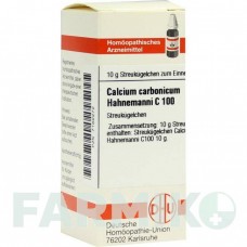 КАЛЬЦІУМ КАРБОНІКУМ (CALCIUM CARBONICUM) C 100 глобули 10 г - Гомеопатія DHU