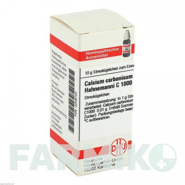 КАЛЬЦІУМ КАРБОНІКУМ (CALCIUM CARBONICUM) C 1000 глобули 10 г - Гомеопатія DHU
