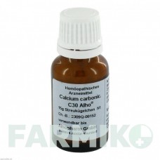 КАЛЬЦИУМ КАРБОНИКУМ (CALCIUM CARBONICUM) C 30 глобули 15 г - Гомеопатия ALHOPHARM