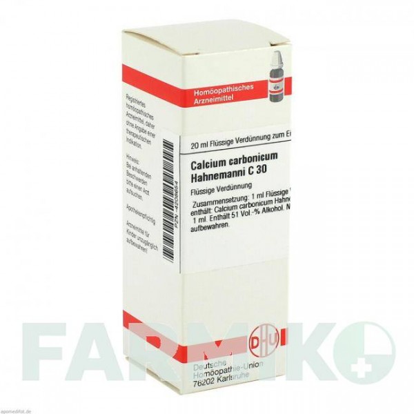 КАЛЬЦІУМ КАРБОНІКУМ (CALCIUM CARBONICUM) C 30 розчин 20 мл - Гомеопатія DHU