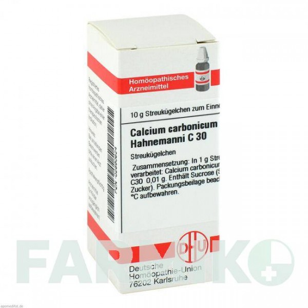 КАЛЬЦІУМ КАРБОНІКУМ (CALCIUM CARBONICUM) C 30 глобули 10 г - Гомеопатія DHU