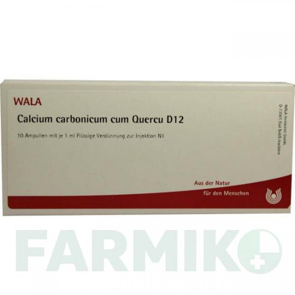 КАЛЬЦІУМ КАРБОНІКУМ (CALCIUM CARBONICUM) D 12 ампули 10x1 мл - Гомеопатія WALA HEILMITTEL