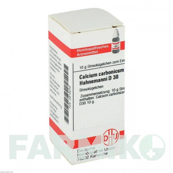 КАЛЬЦІУМ КАРБОНІКУМ (CALCIUM CARBONICUM) D 30 глобули 10 г - Гомеопатія DHU