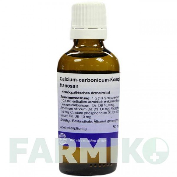 КАЛЬЦИУМ КАРБОНИКУМ (CALCIUM CARBONICUM) раствор 50 мл - Гомеопатия HANOSAN