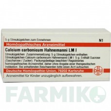 КАЛЬЦІУМ КАРБОНІКУМ (CALCIUM CARBONICUM) LM I глобули 5 г - Гомеопатія DHU
