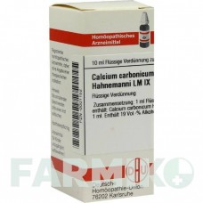 КАЛЬЦІУМ КАРБОНІКУМ (CALCIUM CARBONICUM) LM IX розчин 10 мл - Гомеопатія DHU